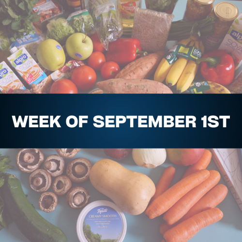 September 1st hot lunch